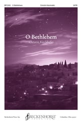 O Bethlehem SATB choral sheet music cover